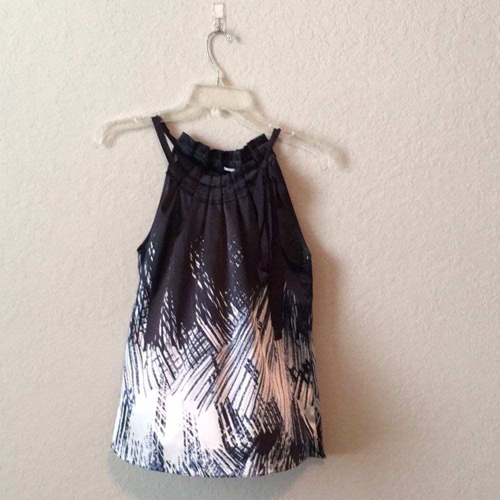 Tahari printed top